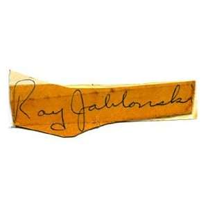  Ray Jablonski Autographed / Signed Cut