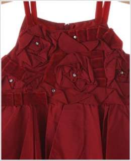 New Biscotti Unforgettable Red Ruffled Dress   4 5 6 6X  
