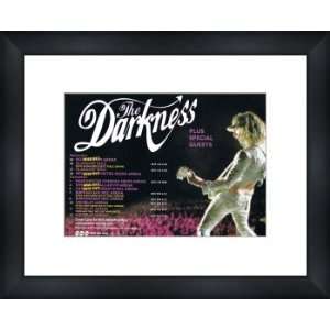  DARKNESS UK Tour 2004   Custom Framed Original Ad   Framed 