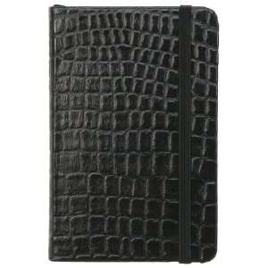  Markings by C.R. Gibson Faux Croc Leather Journal   Black 