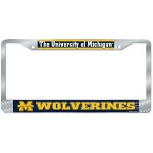  Michigan Wolverines Chrome Auto Frame *SALE* Sports 