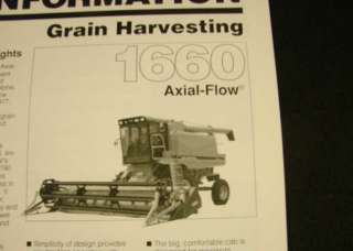 Case IH Product Info Brochure 1660 Axial Flow Combine  