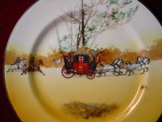 Royal Doulton china COACHING DAYS Dinner Plate 14A  