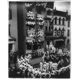 Fourth of July,Elks Club,Troy,NY,Rensselaer County,1910  
