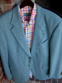 Hugo Boss Blue Cashmere Wool Mens Blazer Jacket Sport Suit Coat 42R 42 