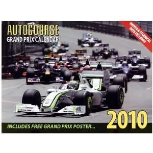 Autocourse Grand Prix 2010 Deluxe Wall Calendar with Grand Prix Poster 