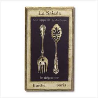 Bon Appetit Sophisticated plaque adds Old World charm to your kitchen 