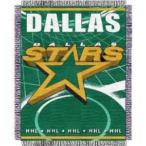  Dallas Stars Throw   Triple Woven Jacquard Sports 
