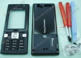 For Sony Ericsson T700 T700i Full Housing Cover Keypad Tool Black 4 
