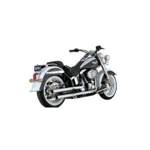 Vance & Hines Chrome Straightshots HS Slip ons for 2005 2012 Harley 