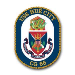  US Navy Ship USS Hue City CG 66 Decal Sticker 3.8 