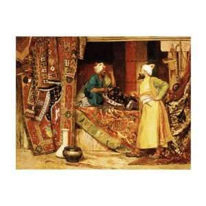  Carpet Seller by Jean Georges Vibert. size 26 inches 