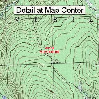   Map   Averill, Vermont (Folded/Waterproof)