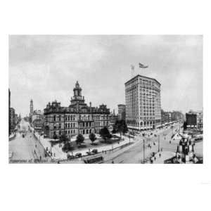  Panorama of Campus Martius in Detroit Photograph   Detroit 