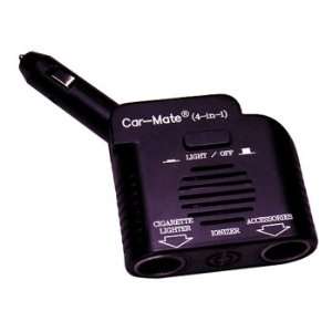  4 in 1 Car Mate Deluxe Air Ionizer& Accessory Port 