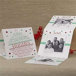  Personalized Special Milestones Christmas Cards   Tri Fold 