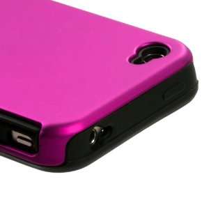  Magenta Fusion Hybrid Case for Apple iPhone 4S, iPhone 4 
