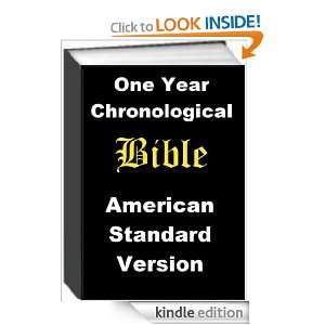 One Year Chronological Bible American Standard Version Charlene Earl 