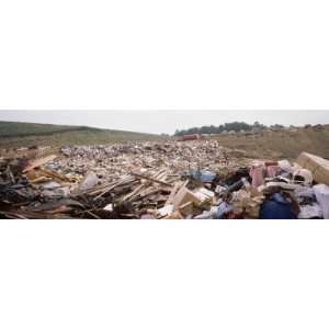  Garbage at a Garbage Dump, Municipal Landfill Photographic 