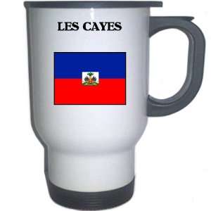  Haiti   LES CAYES White Stainless Steel Mug Everything 