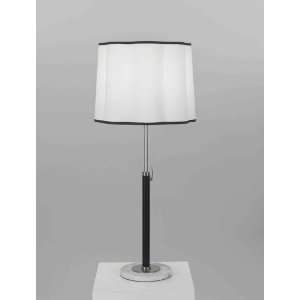 Robert Abbey D2130 Axis   One Light Adjustable Table Lamp, Honed White 