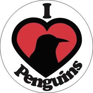 Love Penguins Button B 3250