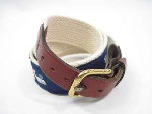 LEATHER MAN LTD/ Blue Whale Girls Belt Sz 28  