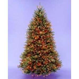  10 Dunhill Fir Pre Lit Artificial Christmas Tree   Multi 