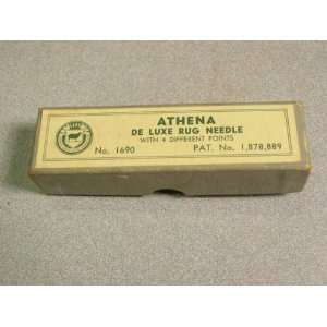  Vintage 1932 Athena Heirloom Rug Hooking Needle 