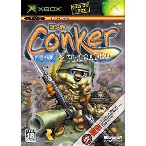 Xbox  CONKER Live & Reloaded  X Box Japan Import Game  