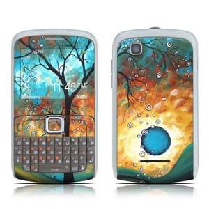 Aqua Burn Design Protective Skin Decal Sticker for Motorola EX115 Cell 