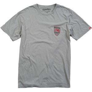  Troy Lee Designs Flyer T Shirt   Medium/Grey Automotive