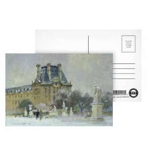  Snow in the Tuilleries, Paris, 1996 (oil on canvas) by 