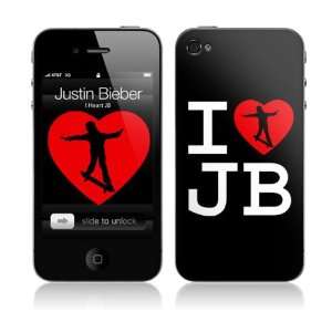  J BIEBER   I HEART JB   APPLE IPHONE 4 (PORTABLE AUDIO 