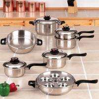 NEW 17pc Surgical Stainless Steel Waterless Cookware  