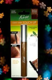 KissCover Gray Hair Touch Up/Mascara Type MED. BROWN  