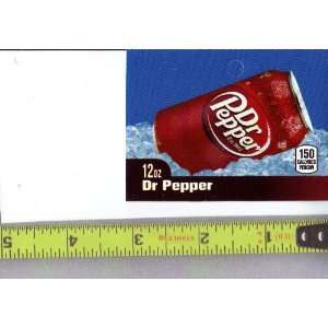 Medium Square Size Doctor Dr. Pepper CAN Soda Vending Machine Flavor 