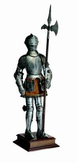 Miniature 16th Century Spanish Suit of Armor with Halberd by Marto 
