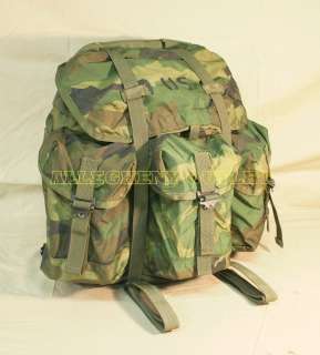 MEDIUM Woodland Camo ALICE FIELD Back PACK US Military BACKPACK  