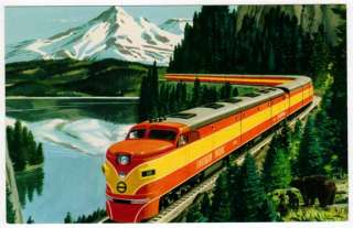   Southern Pacific’s Streamliner Shasta Daylight Railroad Train  