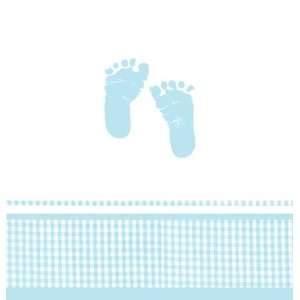  Boy Footprint Baby Shower Plastic Table Covers Health 