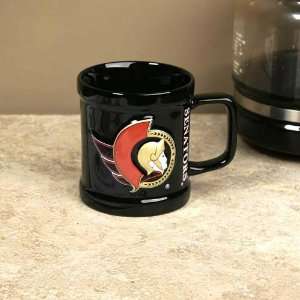  Ottawa Senators Black Sculpted Team Mug