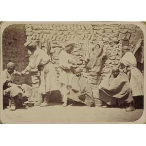  Turkic people,barber shop,commerce,vendors,c1865
