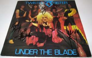 TWISTED SISTER Under the Blade   Vinyl LP   Dee Snider & Eddie Ojeda 