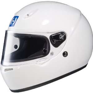  HJC Solid Adult AR 10 II Auto Sports Car Helmet   White 