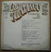 LOS TUBATANGO Guillermo Inchausti Quartet 1973 MH 70044 TANGO LP 