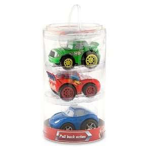 Disney 3 PACK  MCQUEEN GIFT SET   Cars Turbo Pullback Racer Set with 