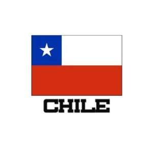 Chile Flag Round Sticker