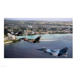   formation over Tumon Bay, Guam Poster (24.00 x 18.00)