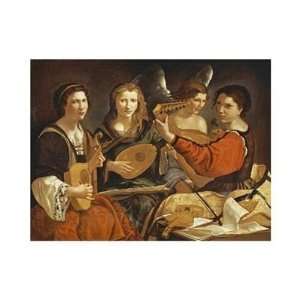  Pietro Paolini   The Concert Giclee Canvas